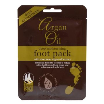 Xpel Argan Oil Deep Moisturising Foot Pack vlažilna maska za stopala 1 kos
