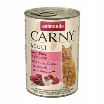 shumee ANIMONDA Mokra hrana za mačke Carny Adult Beef Puran & Shrimp 400 g