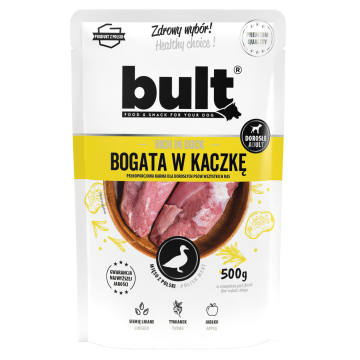 shumee VREČKA Z MOKRIM PASJIM MLEKOM HRANI BULT, BOGATA Z RACO 500 G