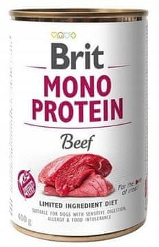 shumee Brit Mono Protein govedina mokra hrana za pse 400 g