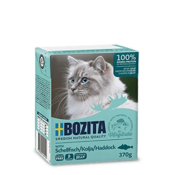 shumee BOZITA Koščki mesa z vahnjo v želeju 370 g Mokra hrana za mačke