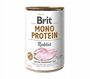 shumee Brit Mono Protein mokra hrana za pse za zajce 400 g
