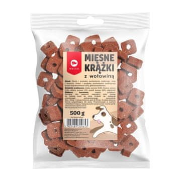 MACED MDE Biserni disketi za pse, govedina, 500 g