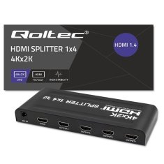 shumee QOLTEC RAZDELILNIK 4XHDMI 4KX2K | 3,4 GB/S