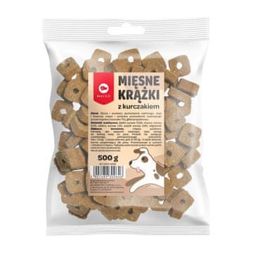 MACED MACED Mesni disk s piščancem za pse - 500 g