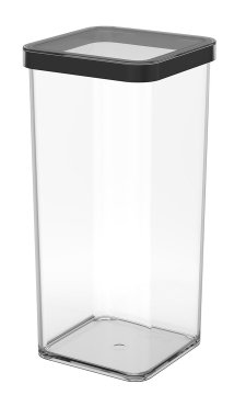 shumee Rotho posoda za priboljške 1,5 l LOFT črna