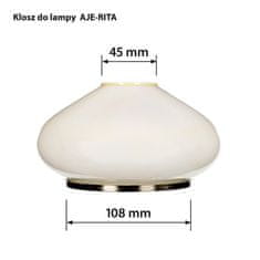 ActiveJet Activejet Abažur Rita, 18 x 10,5 x 12 cm, ecru