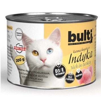 shumee BULTI mesna malica bogata s puranom za mačke 200 g