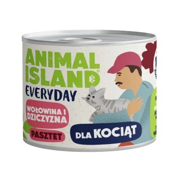 shumee ANIMAL ISLAND govedina/divjačina za mucke 185 g