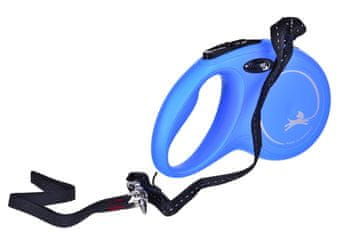 shumee FLEXI NEW CLASSIC S avtomatski povodec za pse 8 m moder