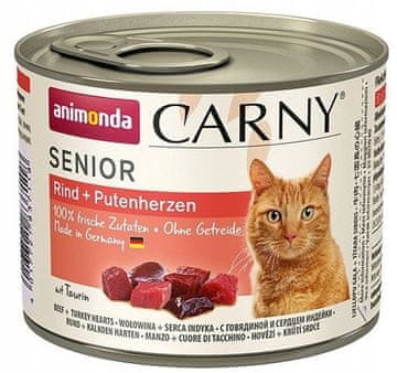 shumee ANIMONDA okus Carny Senior: goveja in puranja srca