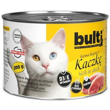 shumee BULTI mesna malica bogata z raco za mačke 200 g