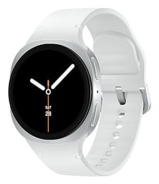 slomart Samsung Galaxy Watch 8 pametna ura 3.3 cm (1.3") AMOLED, srebrna