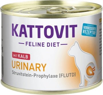 shumee KATTOVIT mokra hrana za mačke z urinskim telečjim mesom 185 g