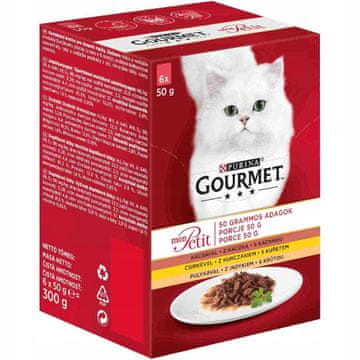 shumee GOURMET MON PETIT mešanica za perutnino 6x50g