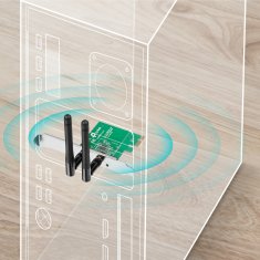 shumee BREZŽIČNA PCI OMREZNA KARTICA TP-LINK TL-WN881ND