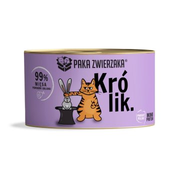 shumee Paka Zwierzaka zajčja mokra hrana za mačke 200 g