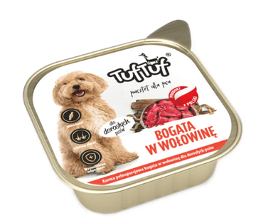 shumee Mokra hrana za pse Tuf Tuf goveja pašteta alupak 300g