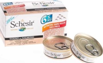 shumee SCHESIR M-pakiranje tune z lososom 6x50g