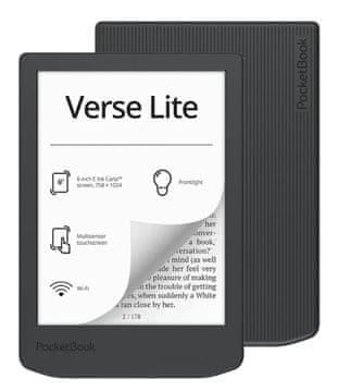 shumee PocketBook Verse Lite 619 6 E-Ink kartica 8 GB siva