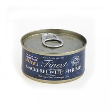shumee Fish4Cats Finest skuša s kozicami 70 g