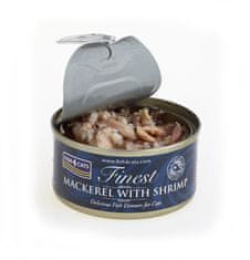 Fish4Cats FISH4CATS Mackerel s kozicami - mokra hrana za mačke, 70g