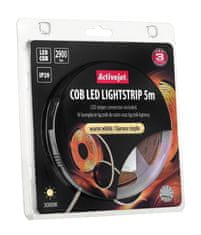 ActiveJet Activejet LED traka COB 5m, topla bijela, IP20, unutarnja