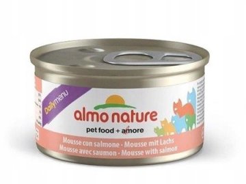 shumee ALMO NATURE Dnevni meni Mousse z lososom - pločevinka 85 g