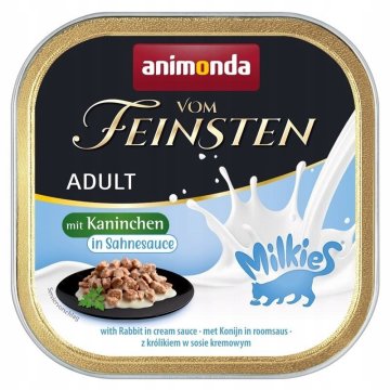 shumee ANIMONDA Vom Feinsten mokra hrana za mačke Milkies zajec v smetani 100 g