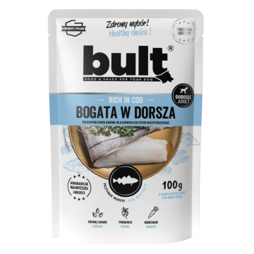 shumee VREČKA Z MOKRIM PASJIM HRANI BULT, BOGATA Z TRSKOVO 100 G