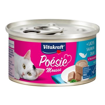 shumee VITAKRAFT POESIE mokra hrana za mačke z lososom 85 g