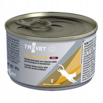shumee Trovet ASD UrinaryStruvite mokra hrana za mačke z govedino 100 g