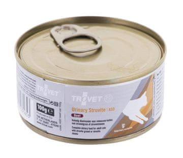 Trovet Trovet ASD Mokra hrana za mačke Urinary Struvite z govedino - 100 g