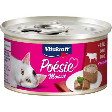 shumee VITAKRAFT POESIE mokra hrana za mačke z govedino 85 g