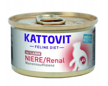 shumee Mokra hrana za mačke KATTOVIT NIERE/RENAL Feline Lamb 85g