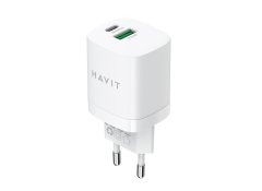 shumee Polnilnik Havit USB-A USB-C UC30 EU (bel)