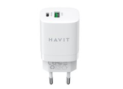 shumee Polnilnik Havit USB-A USB-C UC30 EU (bel)