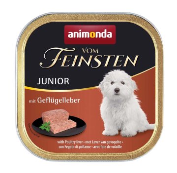 shumee ANIMONDA Vom Feinsten Junior mokra hrana za pse s piščančjimi jetri 150 g