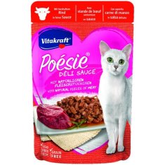 shumee VITAKRAFT POESIE DELICE mokra hrana za mačke z govedino 85 g