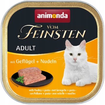 shumee Mokra hrana za mačke ANIMONDA Vom Feinsten perutnina s testeninami 100 g