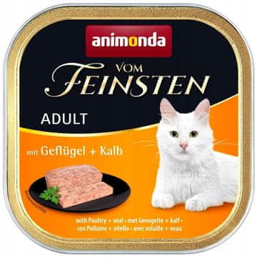 shumee Animonda Vom Feinsten Odrasla perutnina s teletino 100g
