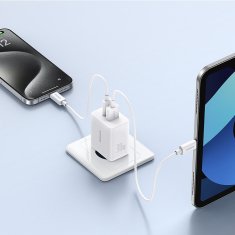 shumee Stenski polnilec Baseus Cube CU 30 W EU (bel)
