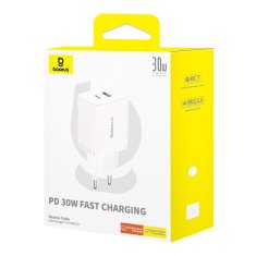 shumee Stenski polnilec Baseus Cube CU 30 W EU (bel)