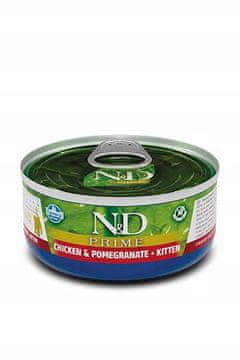 shumee FARMINA N&D MAČJA PRIME PIŠČANEC IN GRANATNO JABOLKO 70 g