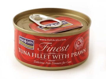 shumee Fish4Cats Finest tunin file s kozicami 70 g