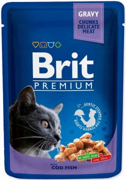 shumee Brit Cat Pouches Trska 100g