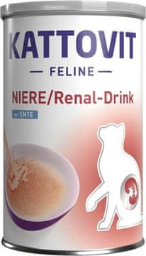 Kattovit Kamino hrana za mačke Kattovit Niere Renal Drink, s piščancem, 135 ml