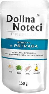 shumee DOLINA NOTECI Premium mokra hrana za pse, bogata s postrvjo, 150 g vrečka