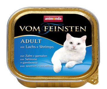 shumee Mokra hrana za mačke ANIMONDA Vom Feinsten Classic Cat losos in kozice 100 g