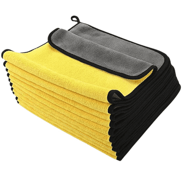 Camerazar Mikrofiber brisače za avto za čiščenje in sušenje, 10 kosov